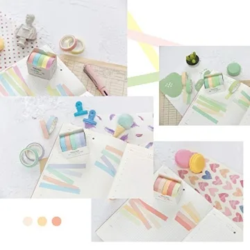 YUBBAEX 30 Rolls Washi Tape Set for Crafts and Journals