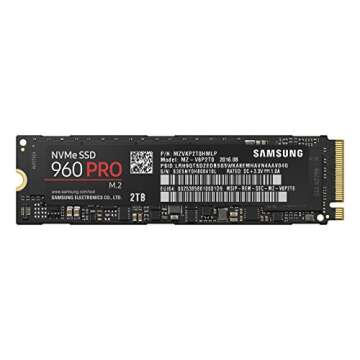 Samsung 960 PRO NVMe M.2 512GB SSD - Lightning Fast Storage