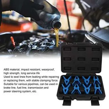 Yctze 8pcs Fluid Line Stopper Kit Universal Fuel Line St fluid line stopperFluid Line Clamp Fluid Line Stopper Kit Fuel Line Stopper Brake Line Stoppe