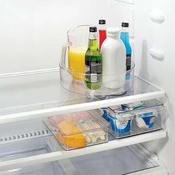 InterDesign Fridge Binz 11.5-Inch Turntable for Organizing