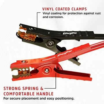 Energizer 12ft Heavy Duty Jumper Cables for Cars