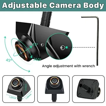 GreenYi HD Backup/Front/Side Camera - 170 Degree View