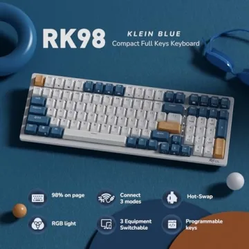 RK ROYAL KLUDGE RK98 Wireless Mechanical Keyboard