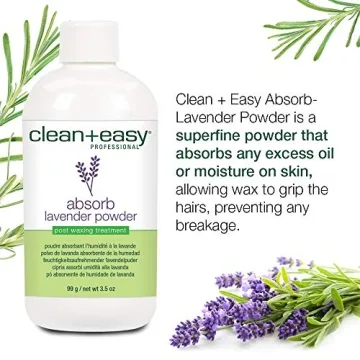 Clean + Easy Lavender Powder 3.5 oz for Pre Waxing Treatment