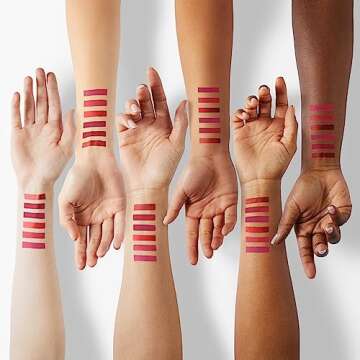 6 Colors Lip Tint Stain Set, Korean Velvet Watery Lip Stain Moisturizing Mini Liquid Lipstick, Multi-use Lip and Cheek Tint, Long lasting Non-Stick Cup Waterproof, Lip Color Makeup