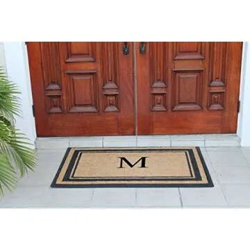 A1HC Monogrammed Coir Doormat - Heavy Duty & Stylish