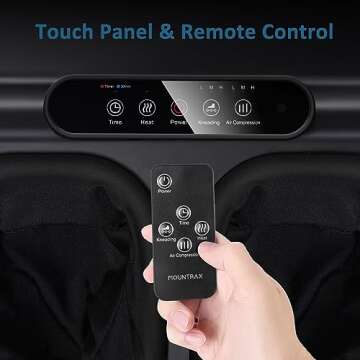 MOUNTRAX Foot Massager Machine with Heat, Gifts for Women Men, Shiatsu Foot Massager with Remote Con...