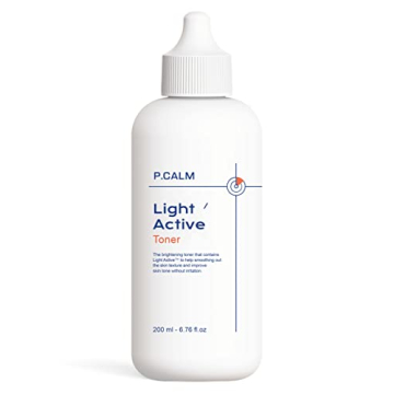 P.CALM Light Active Toner 6.7 fl.oz | Vegan Hyperpigmentation Dark Spot Correction Facial Toner for ...