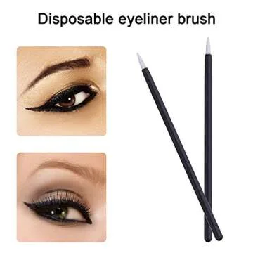 150 Pieces Disposable Lip Brushes Lip Gloss Applicator Wands Eyeliner Brushes Eyelash Mascara Brushes Makeup Tool Kits (Rose Red)