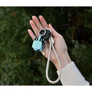 Hair Tie Hub: Portable Organizer with Bonus Ties (Light Pink)