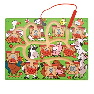 Melissa & Doug Magnetic Wand Number Maze - Interactive Learning Puzzle