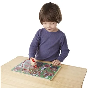 Melissa & Doug Magnetic Wand Number Maze Puzzle for Kids