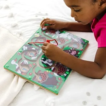 Melissa & Doug Magnetic Wand Number Maze Puzzle for Kids