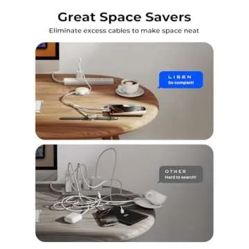 LISEN Retractable Car Charger for Multiple Travel Devices, 3 in 1 Retractable USB C Cable, Multi Fast Charging Cable Fit for Apple Watch 10/9/8/Ultra 2, iPhone 16/15/14, Samsung Galaxy S25 3.6FT