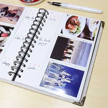 Ablus 120 Pockets Mini Photo Album for Fujifilm Instax Mini 7s 8 8+ 9 25 26 50s 70 90 Instant Camera & Name Card (Light gray)