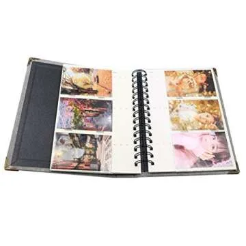 Ablus 120 Pockets Mini Photo Album for Fujifilm Instax Mini 7s 8 8+ 9 25 26 50s 70 90 Instant Camera & Name Card (Light gray)
