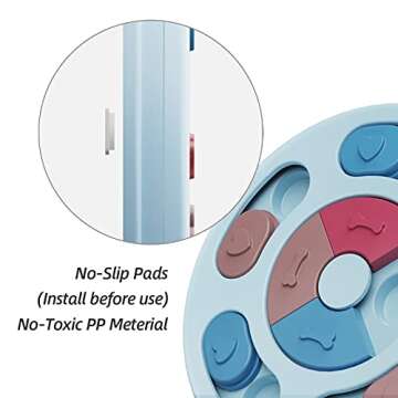 Penerl [ New Edition Dog Puzzle Toys Dog Slow Feeder, Interactive Dog Toy for IQ Training; Slow Feeding, Aid Pets Digestion, Dog Puzzle Toys for Smart Dogs