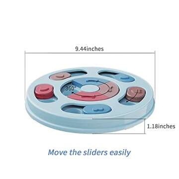 Penerl [ New Edition Dog Puzzle Toys Dog Slow Feeder, Interactive Dog Toy for IQ Training; Slow Feeding, Aid Pets Digestion, Dog Puzzle Toys for Smart Dogs