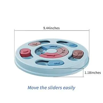 Penerl [ New Edition Dog Puzzle Toys Dog Slow Feeder, Interactive Dog Toy for IQ Training; Slow Feeding, Aid Pets Digestion, Dog Puzzle Toys for Smart Dogs