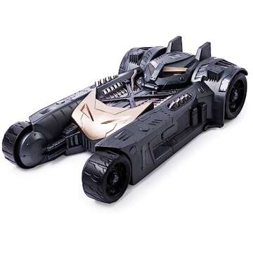 DC Comics Spin Master Batman Batmobile and Batboat 2-in-1 Transforming Vehicle, for Use 4-Inch Action Figures, Kids Toys for Boys