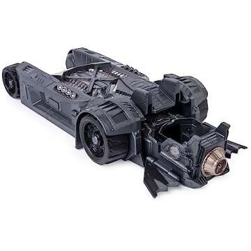 DC Comics Spin Master Batman Batmobile and Batboat 2-in-1 Transforming Vehicle, for Use 4-Inch Action Figures, Kids Toys for Boys