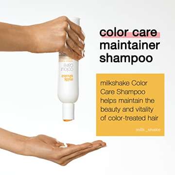 milk_shake Color Care Shampoo for Color Treated Hair – Hydrating and Protecting Color Maintainer S...