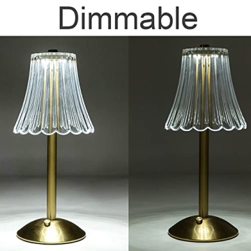 Stylish HEQET Cordless Rechargeable Table Lamps