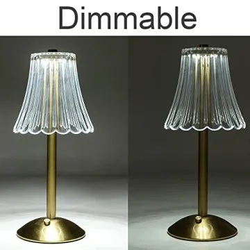 Stylish HEQET Cordless Rechargeable Table Lamps