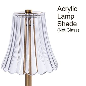 Stylish HEQET Cordless Rechargeable Table Lamps