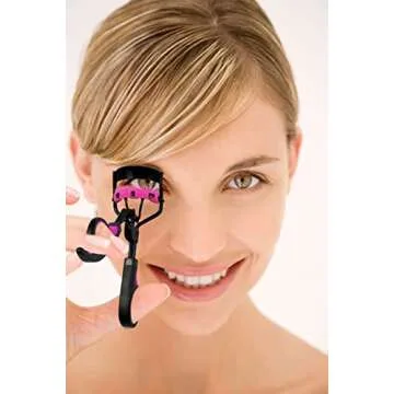 Eyelashes Curler Kit IMMER LIEBEN 17 in 1 Stainless Steel Grooming Scissors, Tweezers, Eyebrow Trimmer, Slant Tip Tweezers, False Eyelash Curler, Eyelash Comb Separator, Eyebrow Razor, Eyebrow Brush