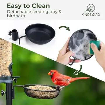 Kingsyard 85" Bird Feeding Station - Ideal for Nature Lovers