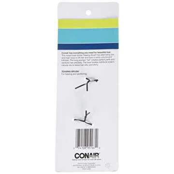 Conair Slim Teasing Hair Brush, Mixed Boar Bristle