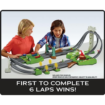 Hot Wheels Mario Kart Circuit Track Set for Exciting Play