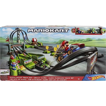 Hot Wheels Mario Kart Circuit Track Set for Exciting Play