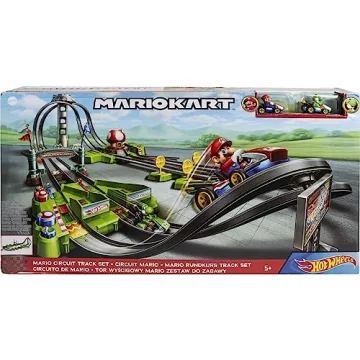 Hot Wheels Mario Kart Circuit Track Set for Exciting Play