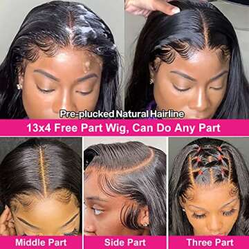 20 Inch 13x4 Lace Front Wigs Human Hair - Gorgeous Brazilian Straight Wig