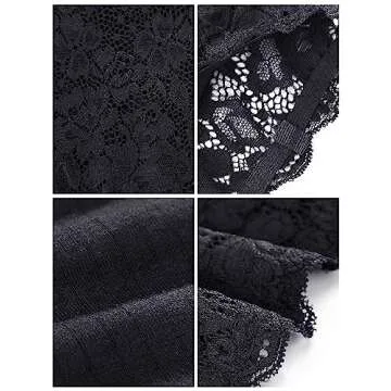 4 Pieces Women Lace Bandeau Bra Tube Top Elastic Strapless No Sponge Pad No Underwire Bra for Daily Favor (Black, White, Nude, Gray, X-Large)