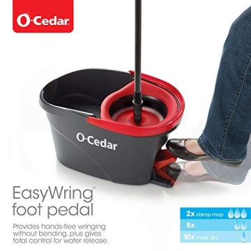 O-Cedar Spin Mop & Bucket System with Extra Refills