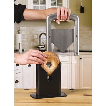 Hoan Bagel Guillotine Slicer Safe Easy Breakfast Prep