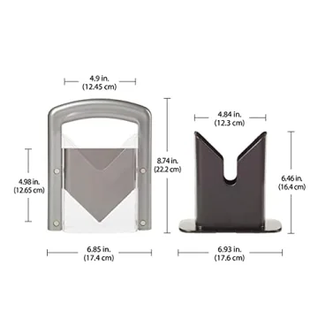 Hoan Bagel Guillotine Slicer Safe Easy Breakfast Prep