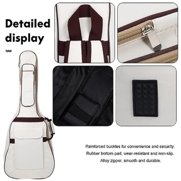 Milisten Acoustic Electric Guitar Bag for All Musicians