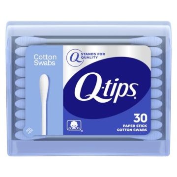 Q-tips Cotton Swabs Travel Pack - 30 Count, Compact & Convenient