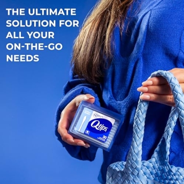 Q-tips Cotton Swabs Travel Pack Compact Convenient 30 Count