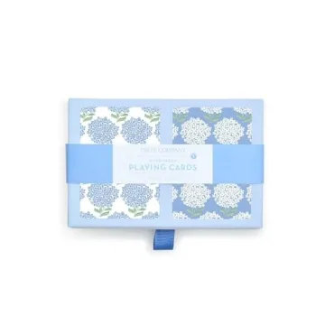 Exquisite Hydrangea Playing Cards in Gift Box for All Ages