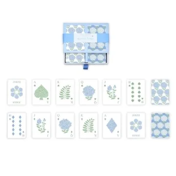 Exquisite Hydrangea Playing Cards in Gift Box for All Ages