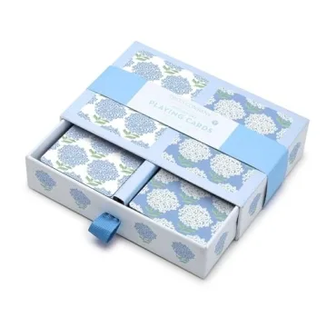 Exquisite Hydrangea Playing Cards in Gift Box for All Ages