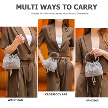 Sweetovo Bling Crystal Rhinestone Purse for Women