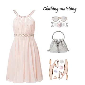 Sweetovo Bling Crystal Rhinestone Purse for Women