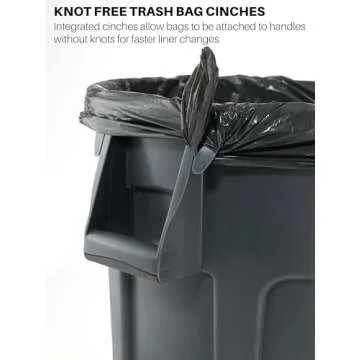 Rubbermaid BRUTE Heavy-Duty 32-Gallon Trash Can