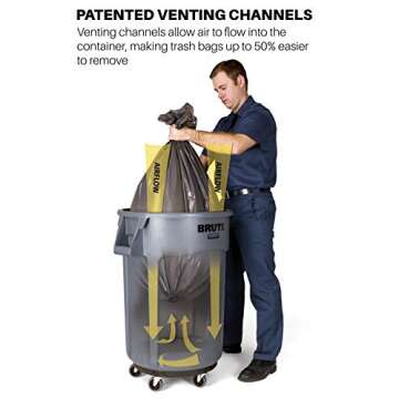 Rubbermaid BRUTE Heavy-Duty 32-Gallon Trash Can